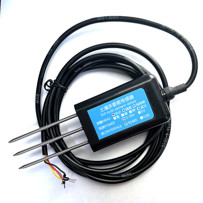 VWC Conductividad de humedad a temperatura EC Proba de 70 mm de longitud para ensayo de humedad del suelo