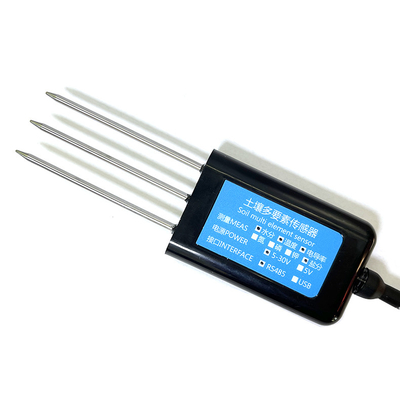 Sensores de conductividad eléctrica de pH de temperatura del suelo y humedad 5-30VDC Fuente de alimentación