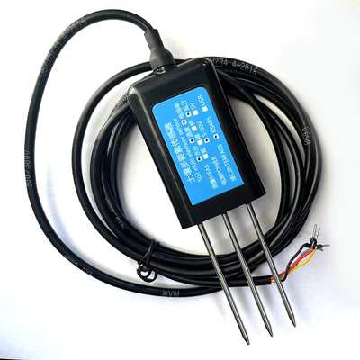 Sensor EC de temperatura y humedad del suelo de acero inoxidable 304 RS485 para ensayos de humedad del suelo