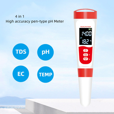 Rango de pH Precisión ± 0,05 pH Tester digital de agua para acuarios de piscina Agua potable