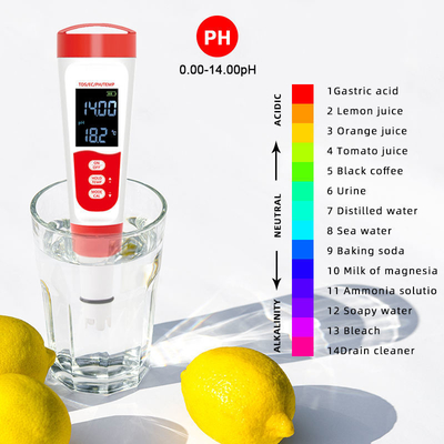 Rango de pH Precisión ± 0,05 pH Tester digital de agua para acuarios de piscina Agua potable