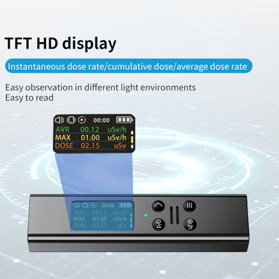 Dosímetro de contador Geiger LCD digital para medición de rayos X y Beta personales portátiles