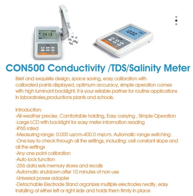 Transformador 100 220V Conductividad de la plataforma de banco para todo tipo de condiciones climáticas/TDS/Metro de salinidad para laboratorio