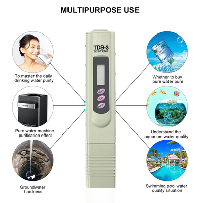 Medidor digital de TDS para la medición precisa de la pureza del agua en acuarios