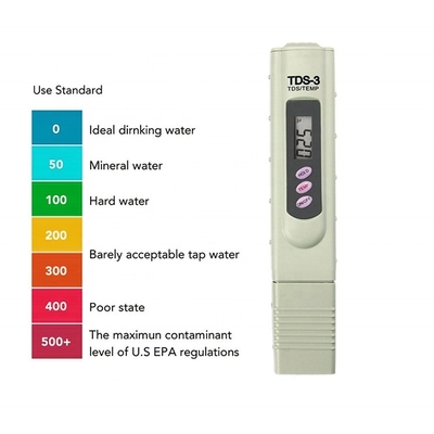 Medidor digital de TDS para la medición precisa de la pureza del agua en acuarios