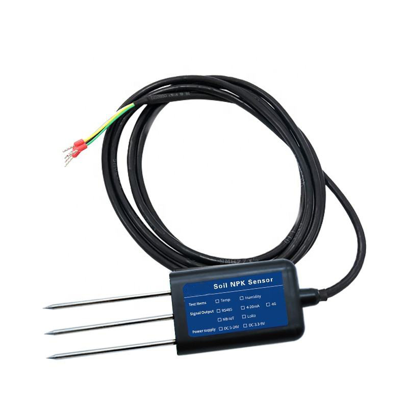 Agricultura inteligente 3 en 1 NPK Sensor de suelo 3 pines con salida y rendimiento RS485 Modbus