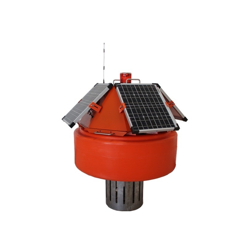 Apoyo personalizado ODM Boya de monitoreo de agua con paneles solares y luz de advertencia