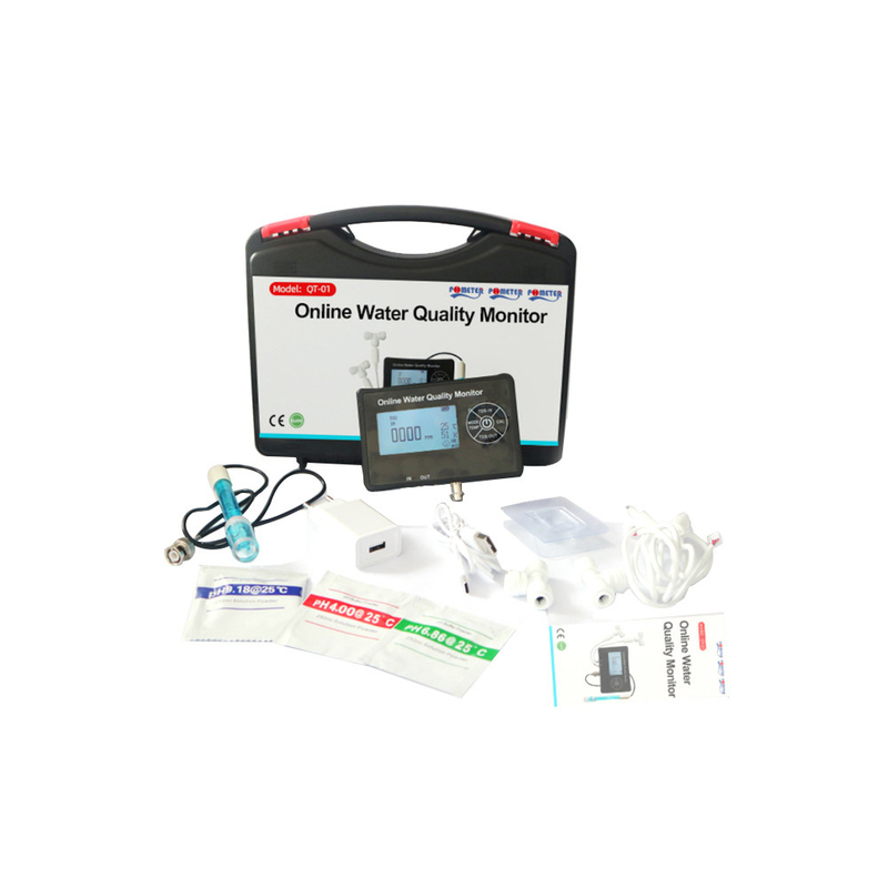 TDS/CE Rango 0-9999 ppm/us/cm Probador de agua de varios parámetros para el monitoreo de acuarios